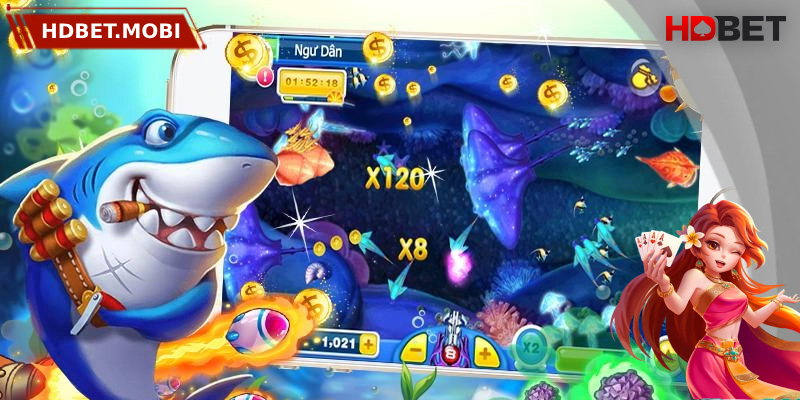 Bắn cá HDBET đơn giản nhưng thưởng khủng