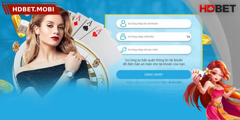 Hướng dẫn đăng nhập HDBET bằng website chính thức